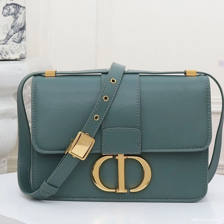 Cheap Dior Montaigne Calfskin Bag Box 30 Blue 0713 Luxury
